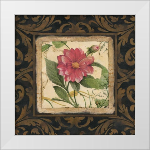 Tropical Botanique I White Modern Wood Framed Art Print by Robinson, Carol