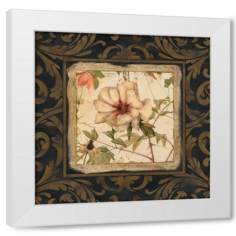Tropical Botanique IV White Modern Wood Framed Art Print by Robinson, Carol