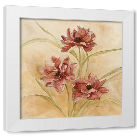 Sweet Scent II White Modern Wood Framed Art Print by Robinson, Carol