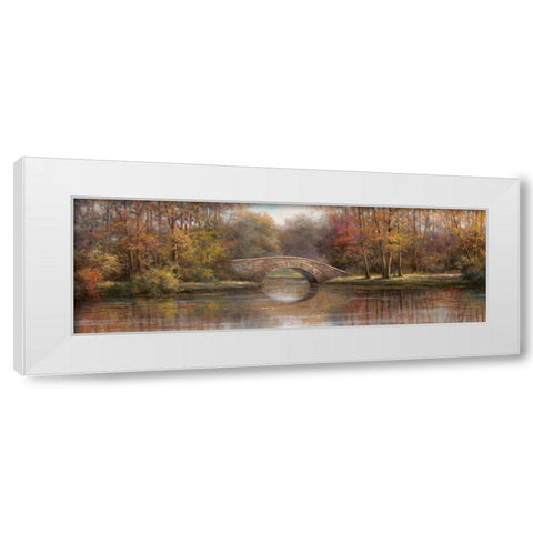 Along the River I White Modern Wood Framed Art Print by Chiu, T.C.