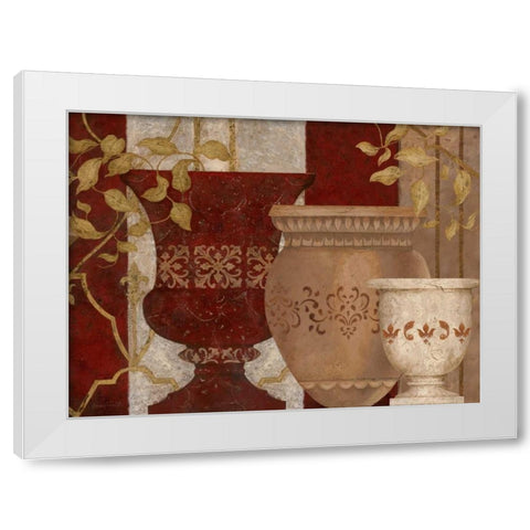 San Pietro - Detail II White Modern Wood Framed Art Print by Carroll, Jane