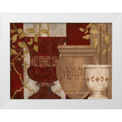San Pietro - Detail II White Modern Wood Framed Art Print by Carroll, Jane