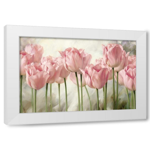 Nature Inspired I White Modern Wood Framed Art Print by Levashov, Igor