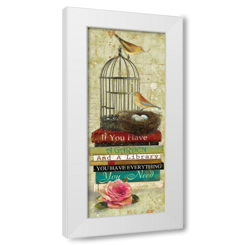 Gardening Guide II White Modern Wood Framed Art Print by Robinson, Carol