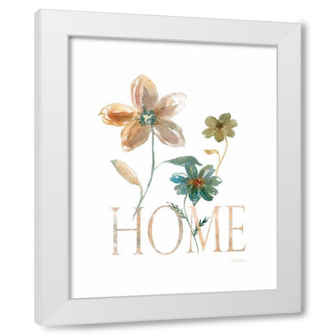 Simple Home White Modern Wood Framed Art Print by Robinson, Carol