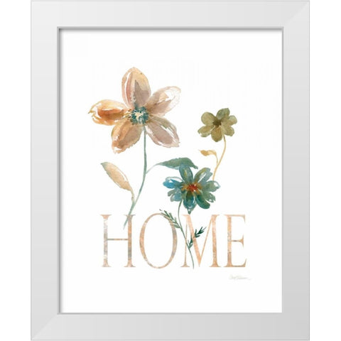 Simple Home White Modern Wood Framed Art Print by Robinson, Carol