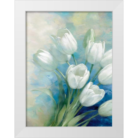 Holland Spring I White Modern Wood Framed Art Print by Daniels, Rogier