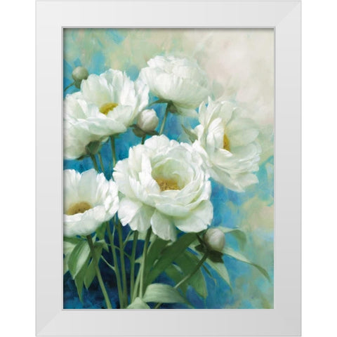 Holland Spring II White Modern Wood Framed Art Print by Daniels, Rogier