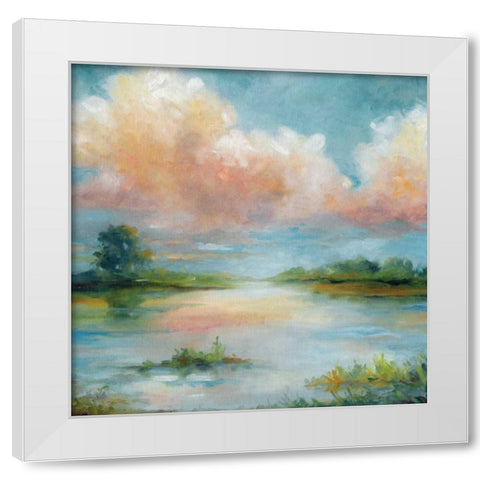 Quiet Spring White Modern Wood Framed Art Print by Robinson, Carol