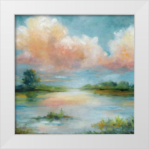 Quiet Spring White Modern Wood Framed Art Print by Robinson, Carol