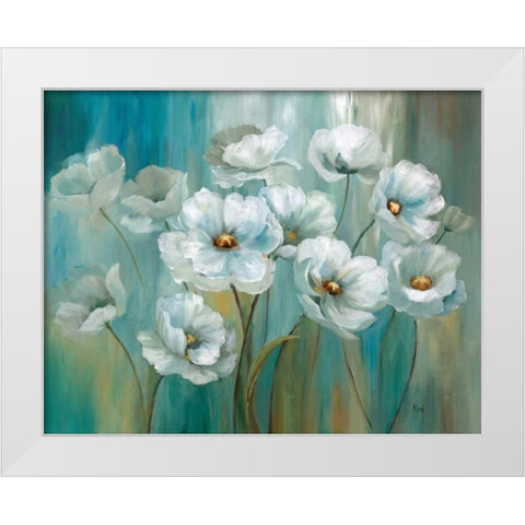 Amazing Morning White Modern Wood Framed Art Print by Nan