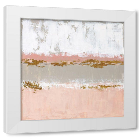 Sedona Sunrise White Modern Wood Framed Art Print by Tava Studios