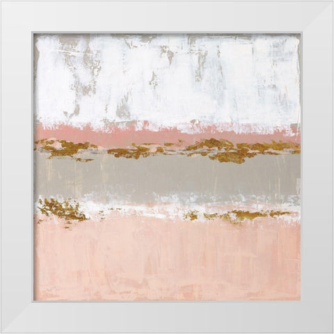 Sedona Sunrise White Modern Wood Framed Art Print by Tava Studios