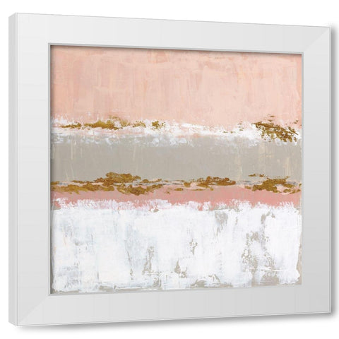 Sedona Sunset White Modern Wood Framed Art Print by Tava Studios