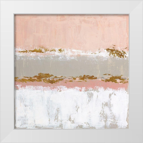 Sedona Sunset White Modern Wood Framed Art Print by Tava Studios