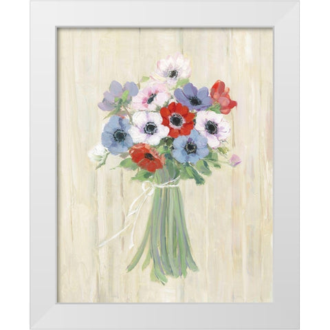 Roadside Picks White Modern Wood Framed Art Print by Swatland, Sally