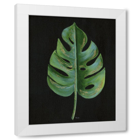 Midnight White Modern Wood Framed Art Print by Tava Studios
