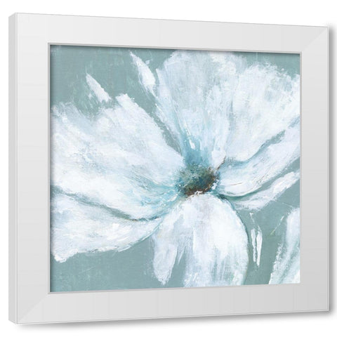 Summer Breeze White Modern Wood Framed Art Print by Tava Studios