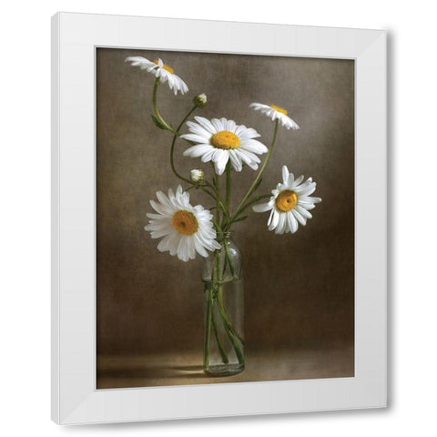 Still Life I White Modern Wood Framed Art Print by Disher, Mandy