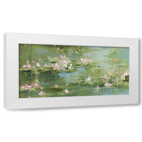 Celadon White Modern Wood Framed Art Print by Robinson, Carol