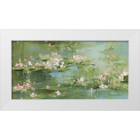 Celadon White Modern Wood Framed Art Print by Robinson, Carol