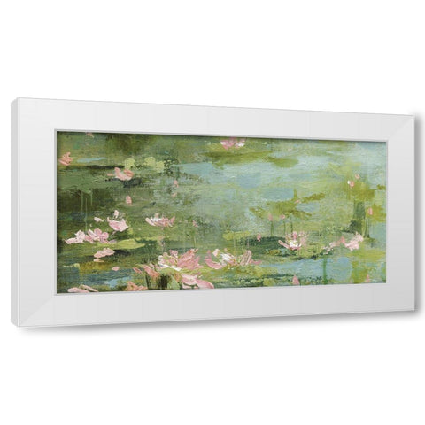 Celadon White Modern Wood Framed Art Print by Robinson, Carol