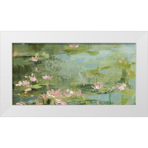 Celadon White Modern Wood Framed Art Print by Robinson, Carol