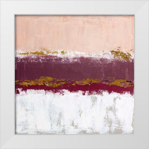 Springtime In White Modern Wood Framed Art Print by Tava Studios