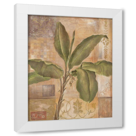 Tropical Spirit I White Modern Wood Framed Art Print by Tava Studios