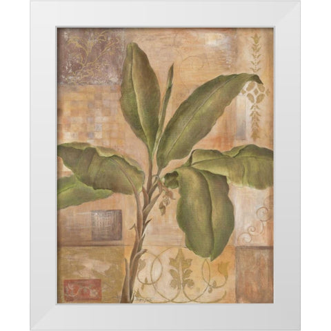Tropical Spirit I White Modern Wood Framed Art Print by Tava Studios