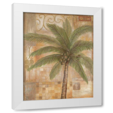 Tropical Spirit II White Modern Wood Framed Art Print by Tava Studios