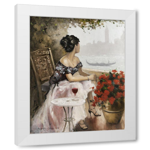 Afternoon On White Modern Wood Framed Art Print by Orme, E. Anthony