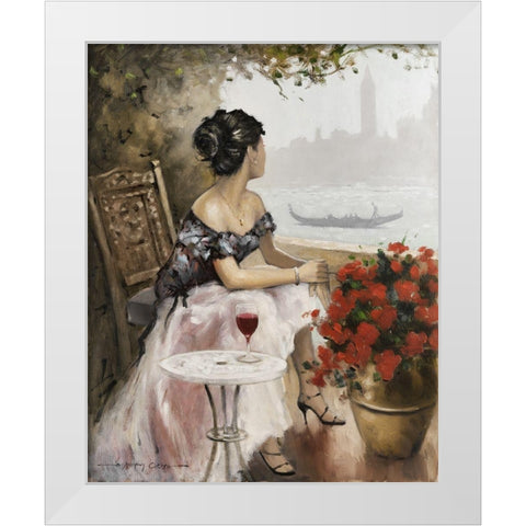 Afternoon On White Modern Wood Framed Art Print by Orme, E. Anthony