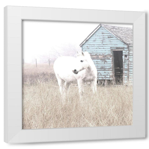 High Key Horse I White Modern Wood Framed Art Print by Robinson, Carol