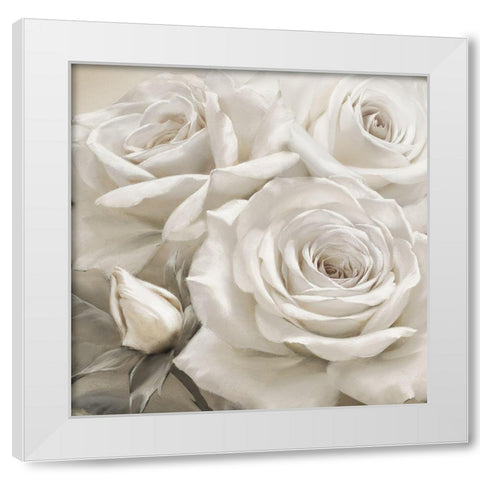 Dreamy I Trio White Modern Wood Framed Art Print by Levashov, Igor