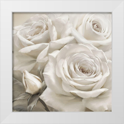 Dreamy I Trio White Modern Wood Framed Art Print by Levashov, Igor
