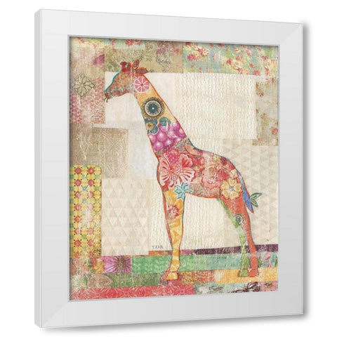 Gifaffe Montage White Modern Wood Framed Art Print by Tava Studios