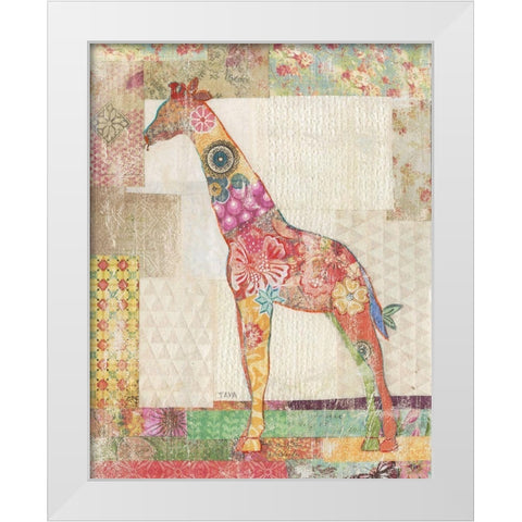 Gifaffe Montage White Modern Wood Framed Art Print by Tava Studios