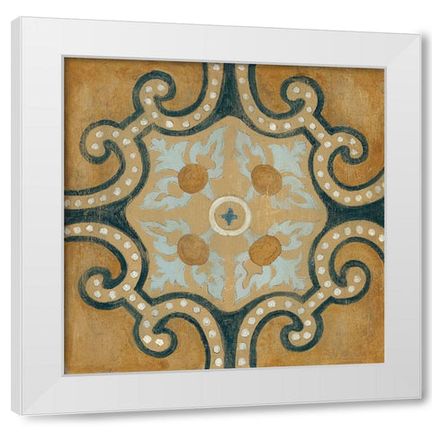 Villa Umbra II White Modern Wood Framed Art Print by Tava Studios