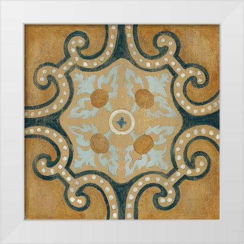 Villa Umbra II White Modern Wood Framed Art Print by Tava Studios