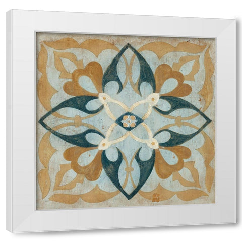 Villa Umbra III White Modern Wood Framed Art Print by Tava Studios