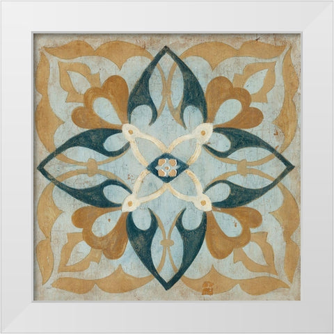 Villa Umbra III White Modern Wood Framed Art Print by Tava Studios