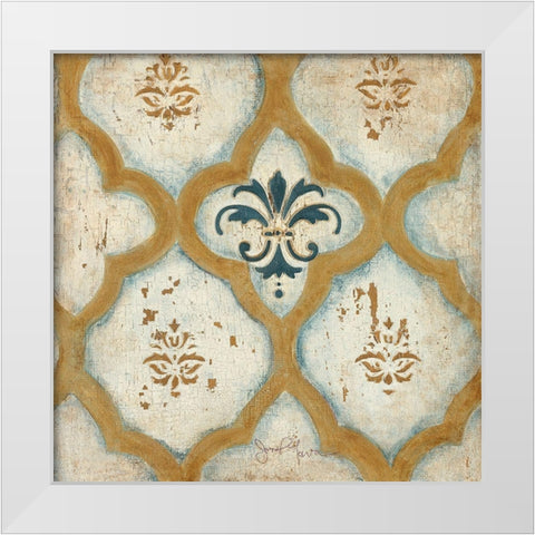 Villa Umbra IV White Modern Wood Framed Art Print by Tava Studios