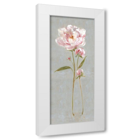 Peony Magic II White Modern Wood Framed Art Print by Swatland, Sally