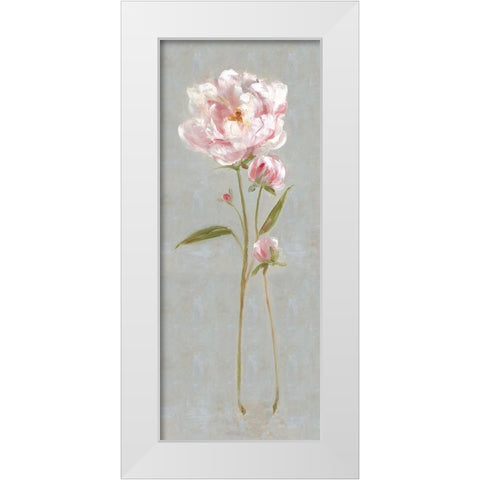 Peony Magic II White Modern Wood Framed Art Print by Swatland, Sally