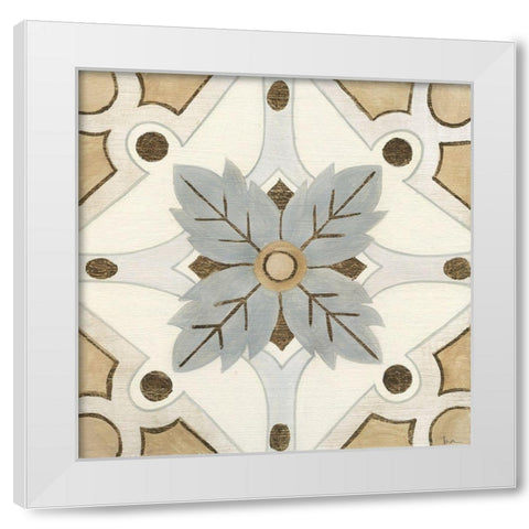 Mattonella II White Modern Wood Framed Art Print by Tava Studios