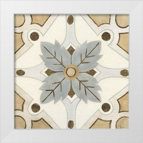 Mattonella II White Modern Wood Framed Art Print by Tava Studios