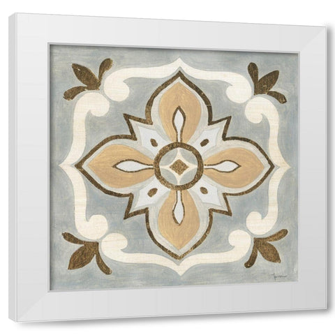 Mattonella III White Modern Wood Framed Art Print by Tava Studios