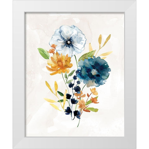 Summer Sprig III White Modern Wood Framed Art Print by Robinson, Carol