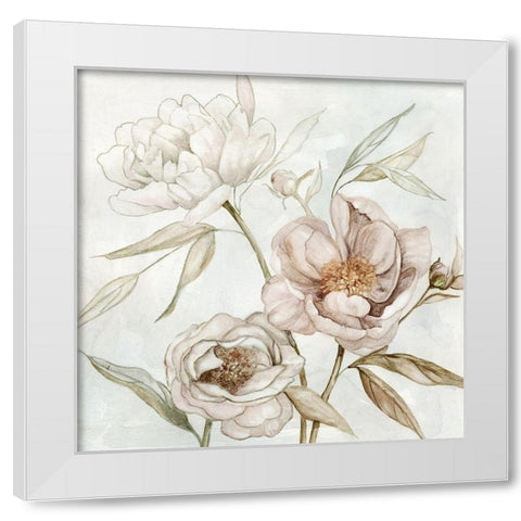 Washed Botanical I White Modern Wood Framed Art Print by Robinson, Carol